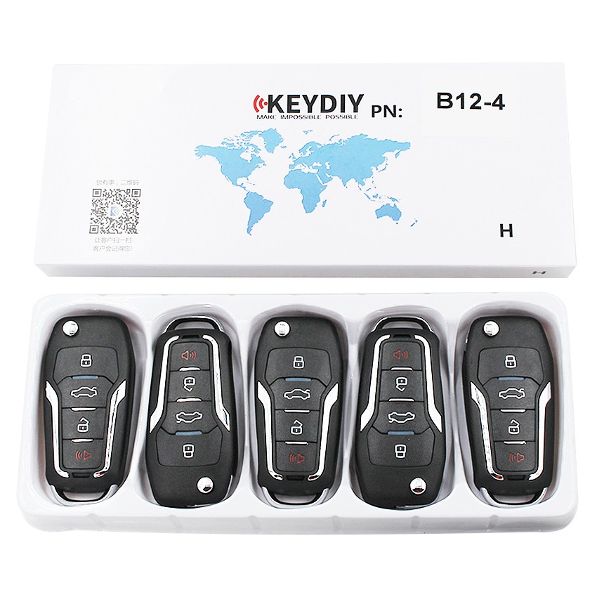 KEYDIY B سلسلة B12-4 4 زر العالمي KD التحكم عن بعد ل KD200 KD900 KD900 + URG200 KD-X2 صغيرة KD لفورد