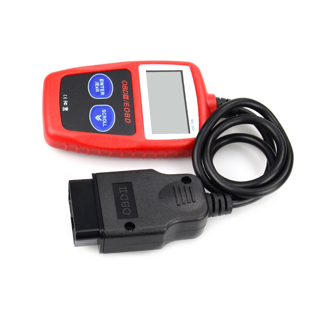 رمز الماسح MS309 CAN BUS OBD2 قارئ شفرة السيارة EOBD OBD II أداة تشخيص MS 309 مع متعدد اللغات