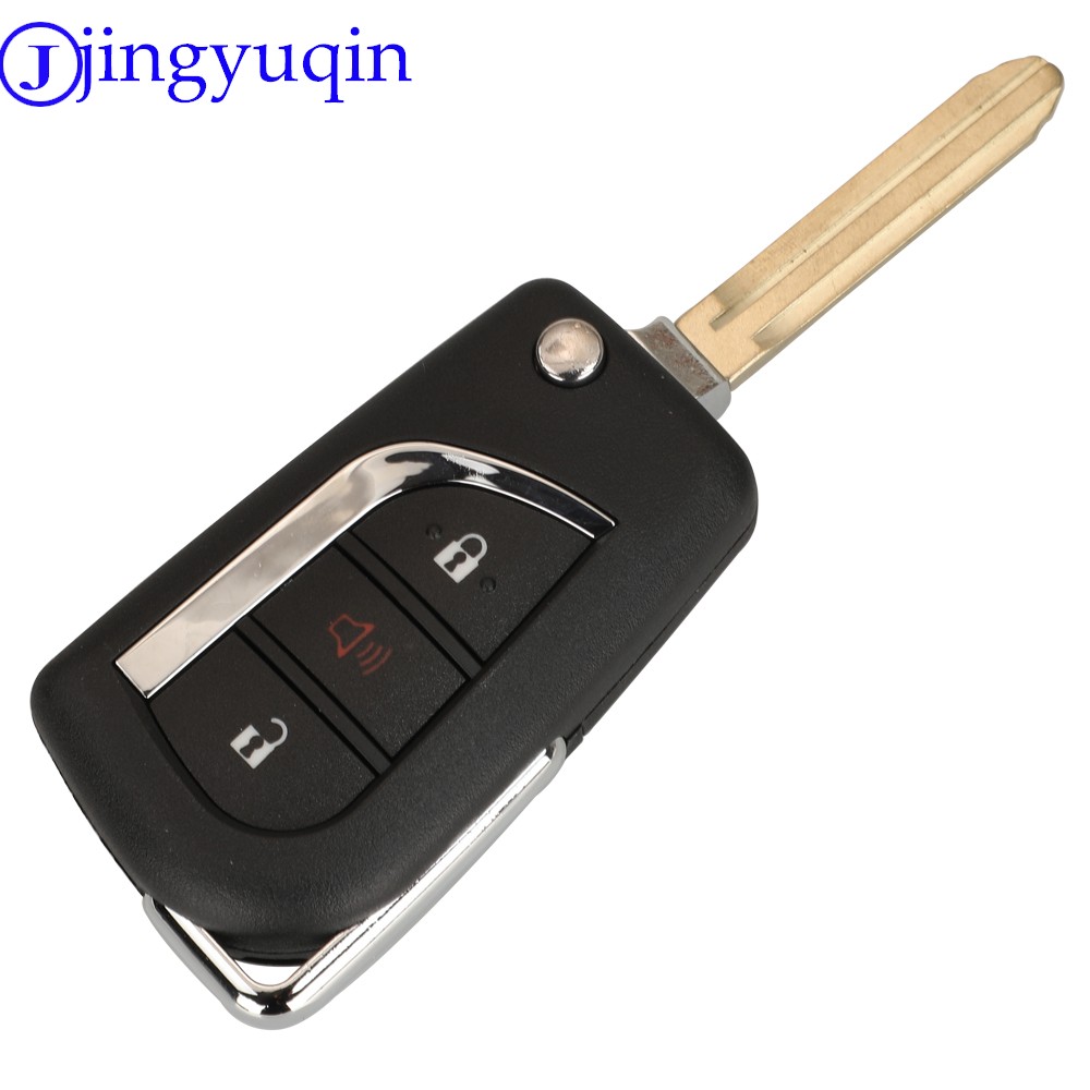 jingyuqin 314MHz ASK 3 Button Remote Key 4D67 Chip For Toyota FJ Cruiser Land Cruiser 2003-2009 FCC ID: HYQ12BBT TOY43