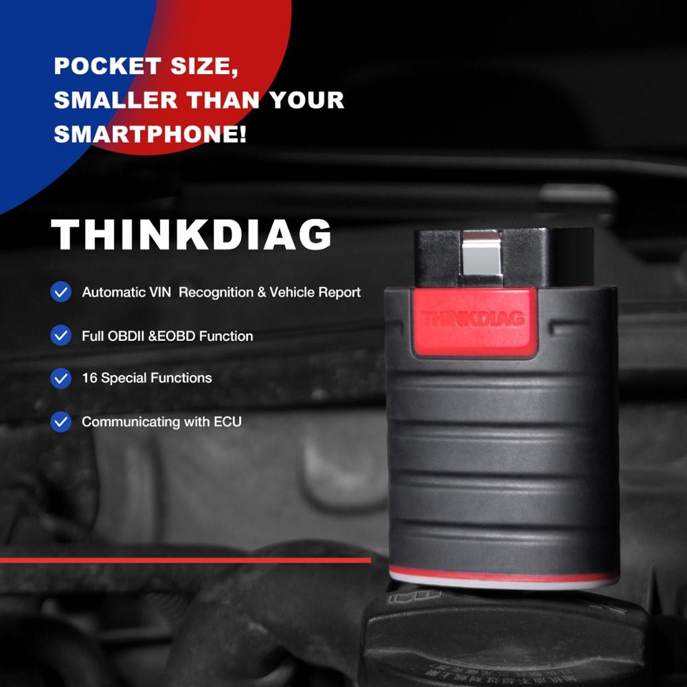 ThinkDiag النسخة القديمة بلوتوث رمز القارئ OBD2 الماسح الضوئي Andriod IOS أداة تشخيص النفط إعادة تعيين الخدمة بدلا من EasyDiag