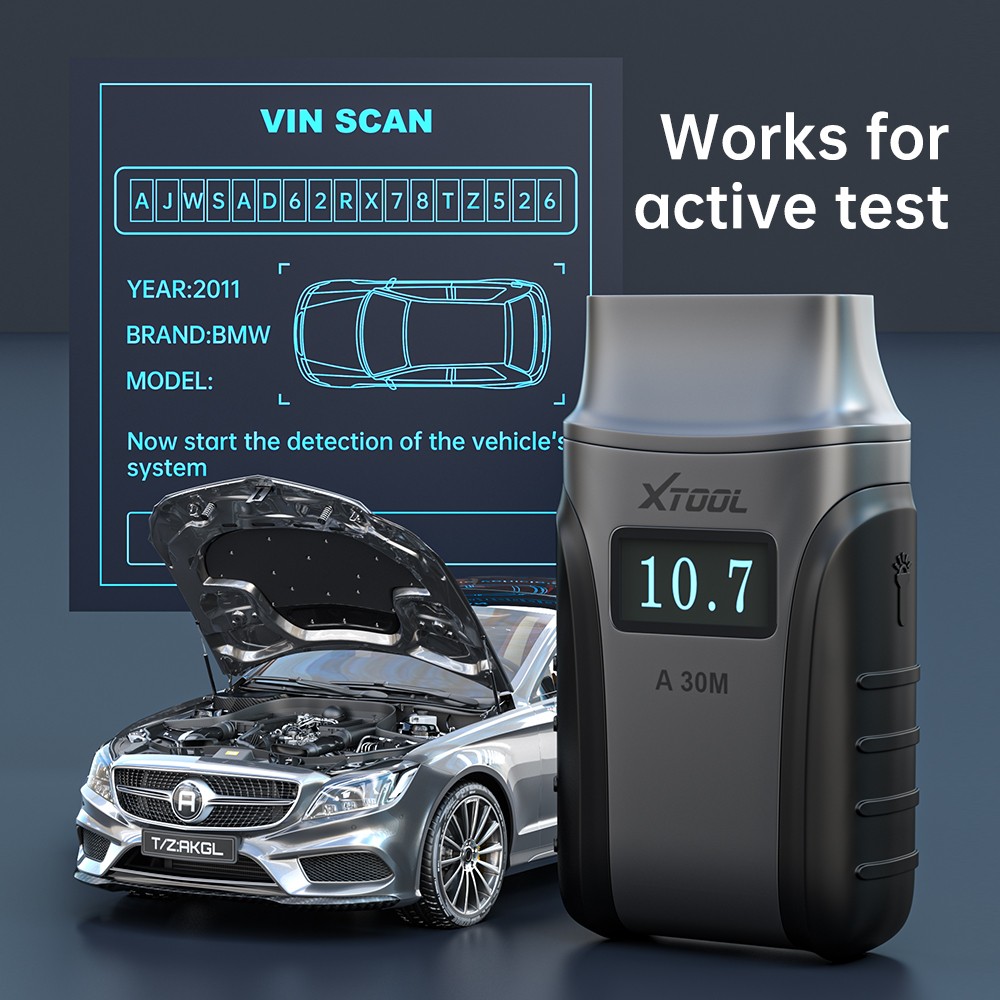 XTOOL A30M Automotive All System Diagnostic Scanner With 21 Kinds Of Special Functions BT/Wifi Support Active Test Code Reader