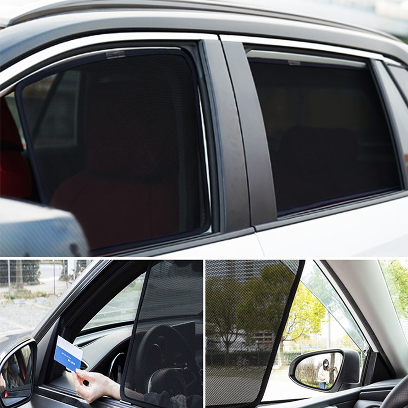 For Subaru XV 2018 2019 2020 2021 2022 Magnetic Car Sunshade Front Windshield Mesh Frame Curtain Child Rear Side Window Sun Shade