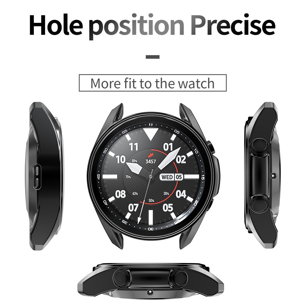 Shockproof Case For Samsung Galaxy Watch 3 45mm 41mm Watch3 Soft TPU Protective Bumper Cases Hollow Watch Frame Accessories