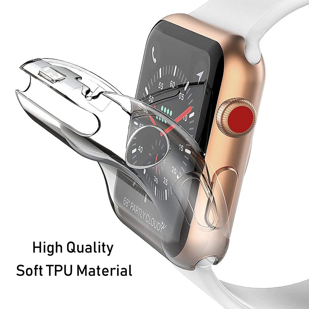 Protective Cover Case For iWatch Apple Watch Series 5 4 3 2 1 38 40 42 44mm 40mm 42mm 38mm 44mm Screen Protector Accessories