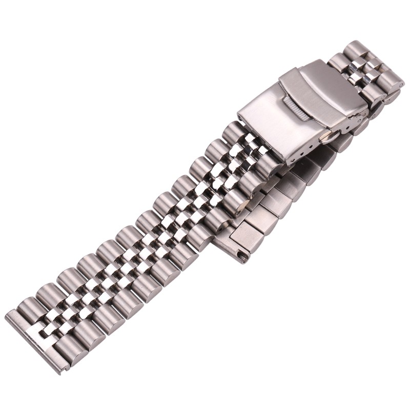 Stainless Steel Watchbands Women Men Bracelet 18mm 20mm 22mm 24mm Silver Straight End Watch Band Strap Watch Accessories