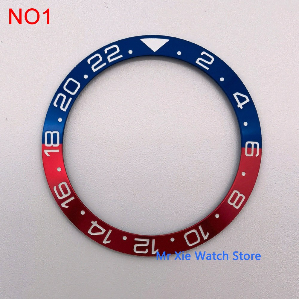 38mm watch strap high quality aluminum bezel insert for 40mm watch accessories inner diameter 30.5mm