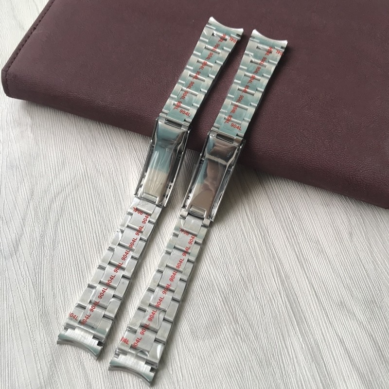 20mm High Quality 904L Stainless Steel Watchband Silver Bracelet With Glidelock Clasp Buckle Only For RX Submariner GMT Watch