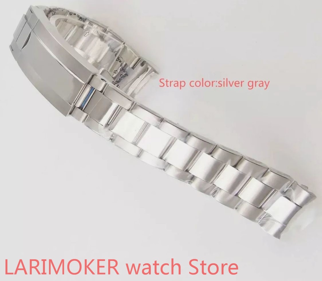 20mm BLIGER High Quality Stainless Steel Watch Band Band Deployment Clasp Fit 40mm Golden Watchband