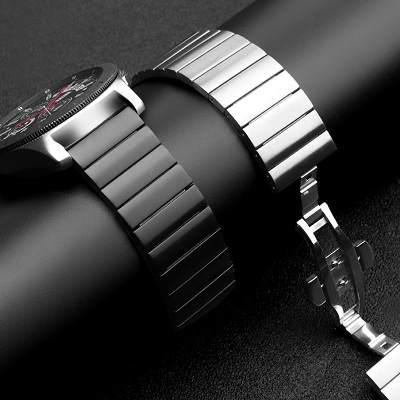 20mm/22mm Stainless Steel Band For Samsung Galaxy Watch 3/46mm/42mm/Active 2/Gear S3 Frontier Bracelet Huawei GT-2-2e-pro Strap