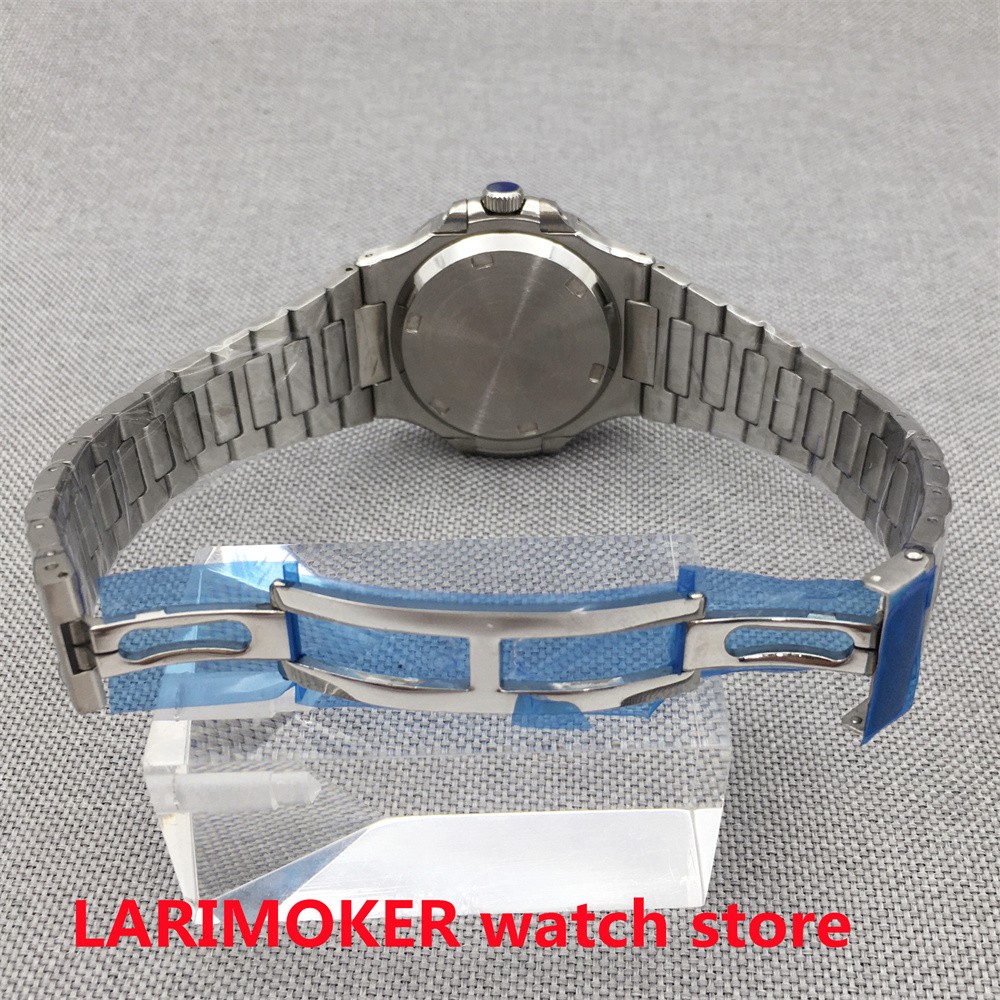 40mm Fashion Men's Watch Square Watch NH38 Automatic Movement Brown Blue White Green Black Sapphire Glass Stainless Steel Bracelet