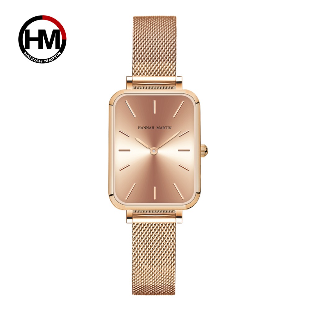 Luxury Ladies Ultrathin Quartz Watch Bracelet Simple Fashion Japanese Movement Stainless Steel Mesh Watch Strap Relogio Feminino