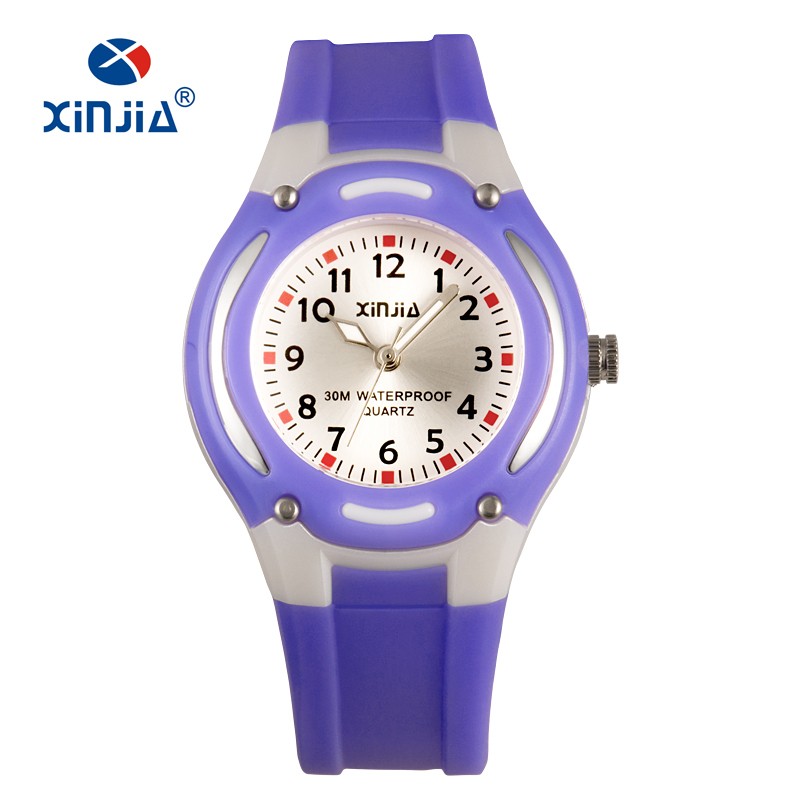 XINJIA Children Quartz Watch Lady Casual Watches Fashion Ladies Wristwatches Jelly Watch Kids Girls Students Sports Wristwatches