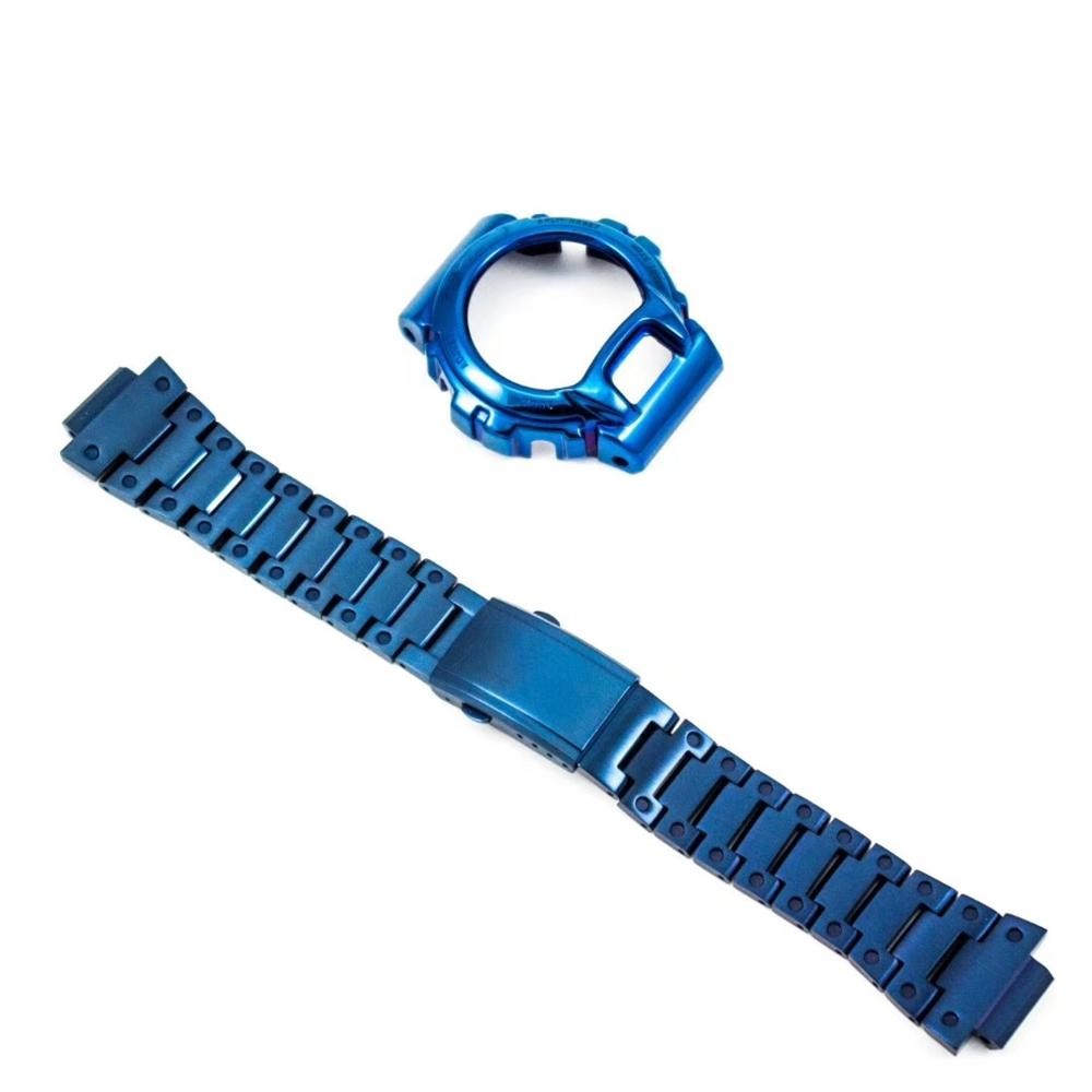 316L Stainless Steel Watchband Watch Bezel For DW6900 Watch Band Strap Watch Frame Bracelet Accessory With Repair Tool