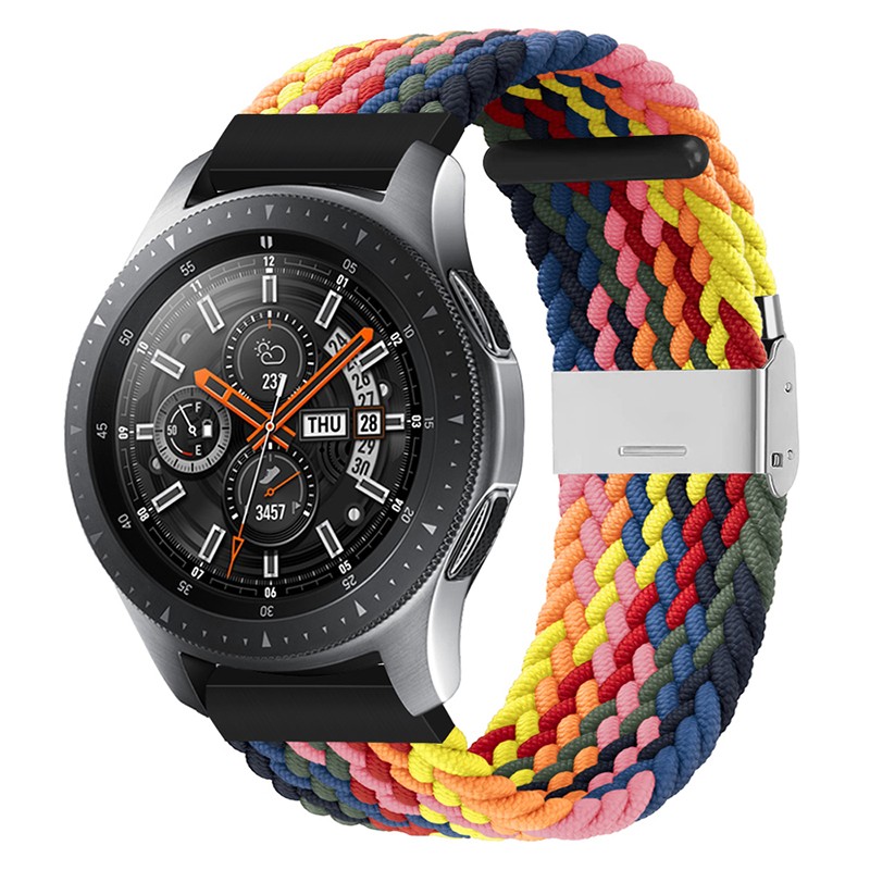 20mm 22mm Huawei Watch Band Length Adjustable Braided Nylon Watchband For Samsung Galaxy Watch Active 2 Watch Strap