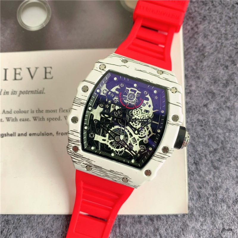 Full Function New Mens Watches RM Luxury Watch Men's Quartz Automatic Wrist Watches DZ Male Clock