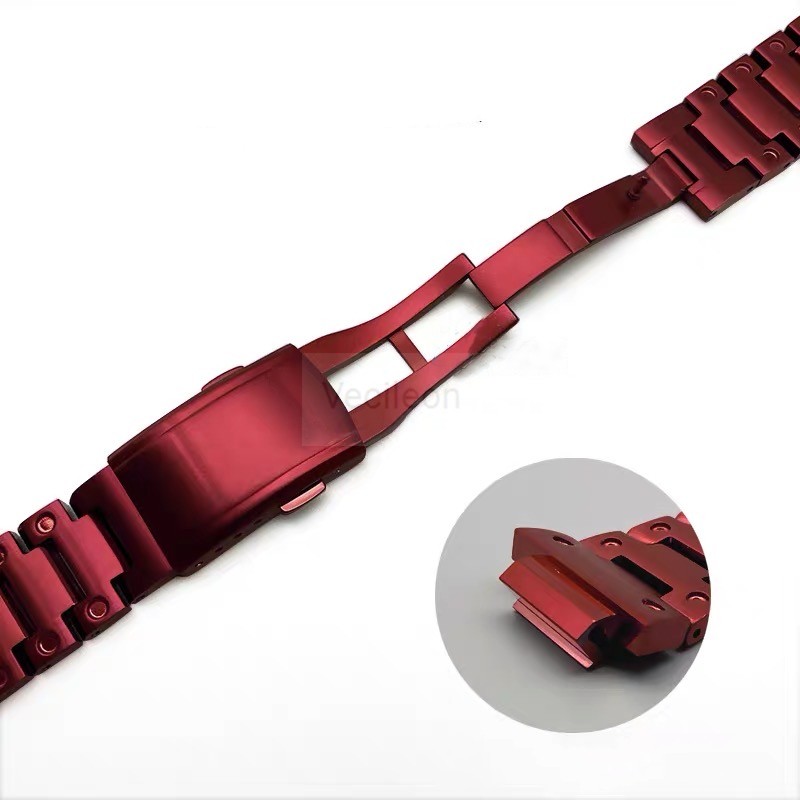 Red PVD Stainless Steel Watchband/Bezel for DW5600 GW-M5610 GW5600E DW/GW5000 Accessories with Tools