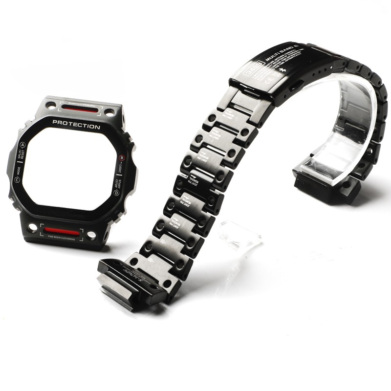 New 5600 5610 G5600E Watchband Metal Bezel Stainless Steel GW-B5600 GW-M5610 Wtach Accessories With Tools