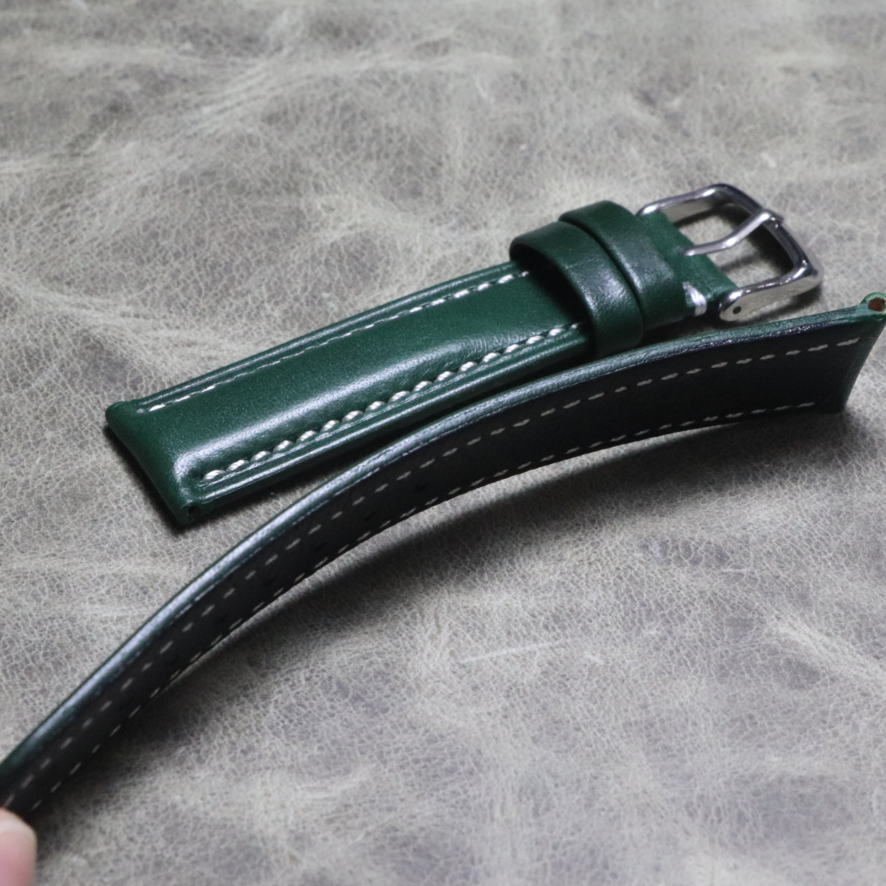 Handmade Crocodile Leather Watchband Soft Genuine Leather Watch Strap 18 20mm High Quality Watch Band Quick Release Wristband Retro