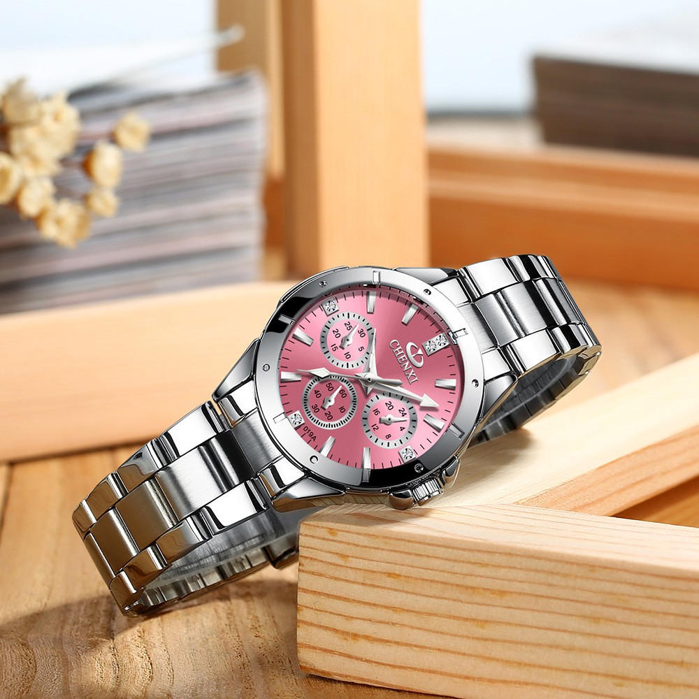 CHENXI Fashion Colors Top Brand Relogio Luxury Women's Watches Casual Waterproof Women's Watch Fashion Dress Rhinestone Watch 2022