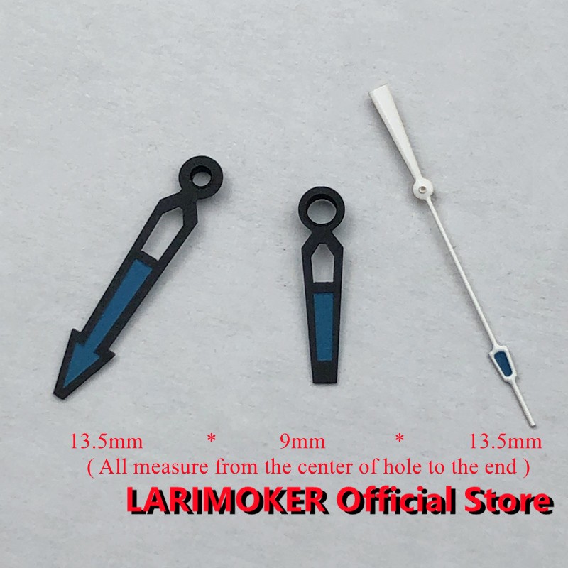 LARIMOKER Blue Luminous Wrist Watch Fits Miyota 8215 8205 821A Mingzhu DG 2813 3804 Movement