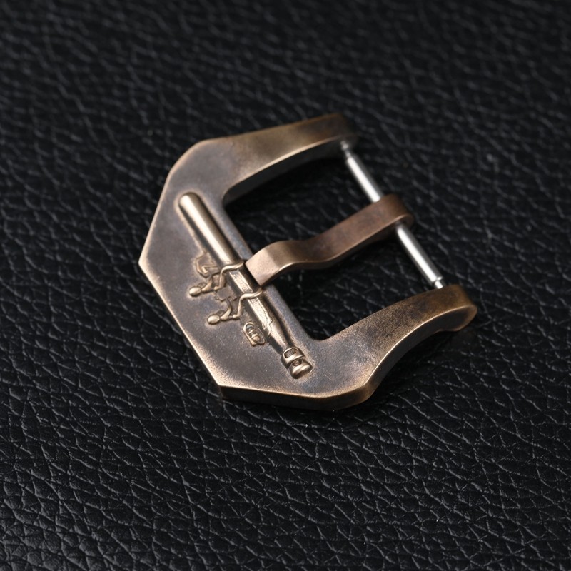 Submarine Bronze Buckle 22 24 26MM For PAM Bronze Watch Leather Rubber Strap Buckle Bronze Watch Buckle