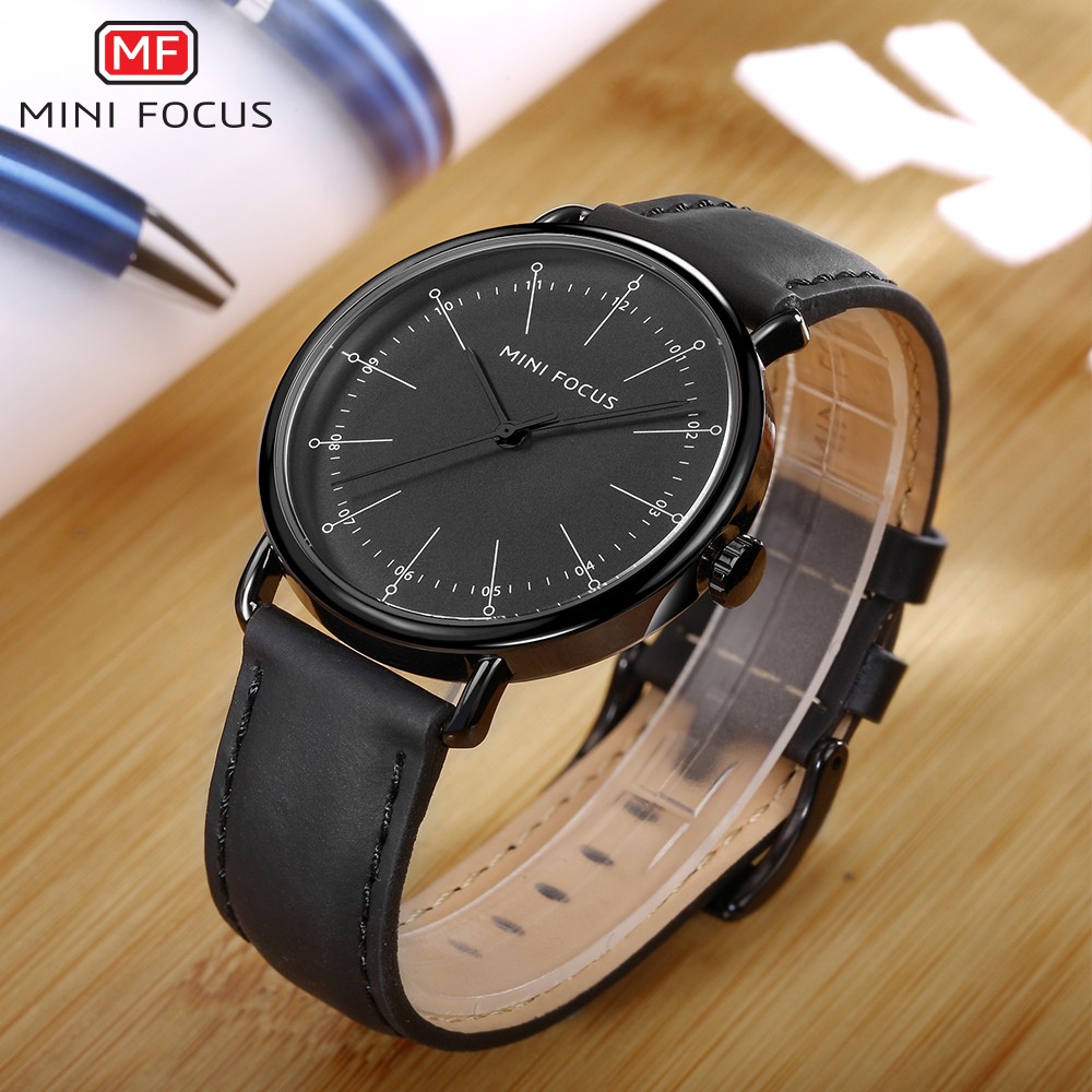 Men's Quartz Watches 2020 Waterproof Luxury Brand Men's Watch Classic Dress Fashion Casual Small Focus Genuine Leather Strap