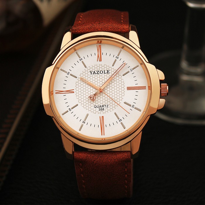 Casual Men's Watch Simple Business Style Leather Strap Watches For Men Sports Waterproof Quartz Wristwatch relogio masculino