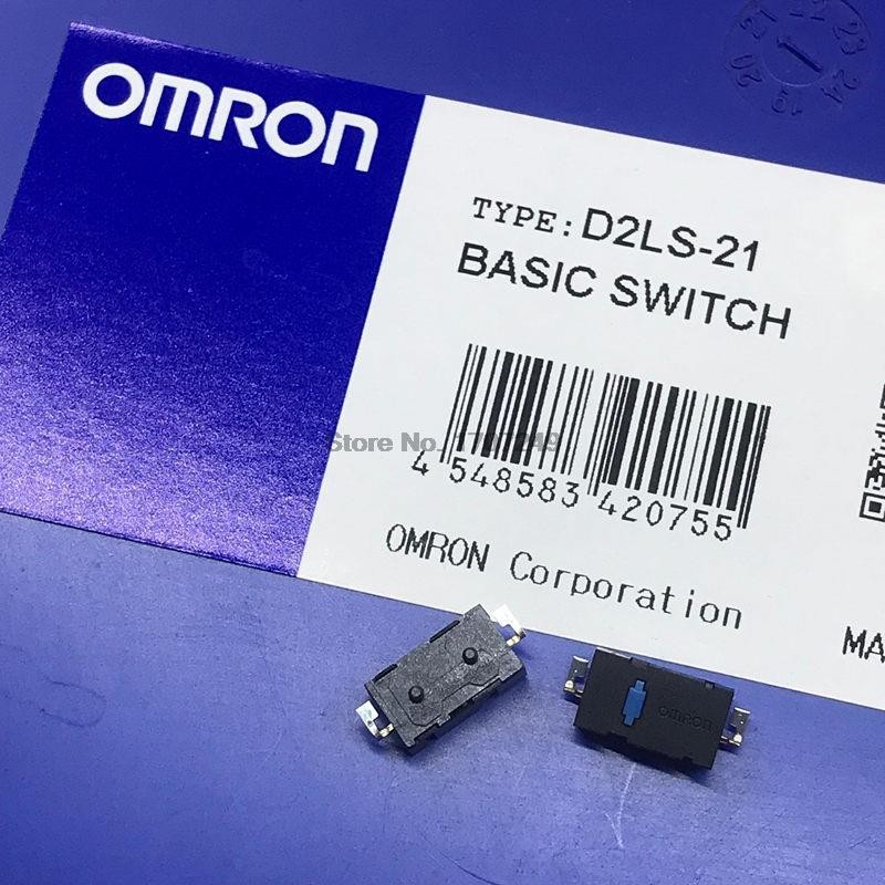 10-100pcs Omron Mouse Micro Switch D2LS-21 D2LS-11 Anywhere MX Logitech M905 Left and Right Switches G900 903 G603 GPW Side Switches