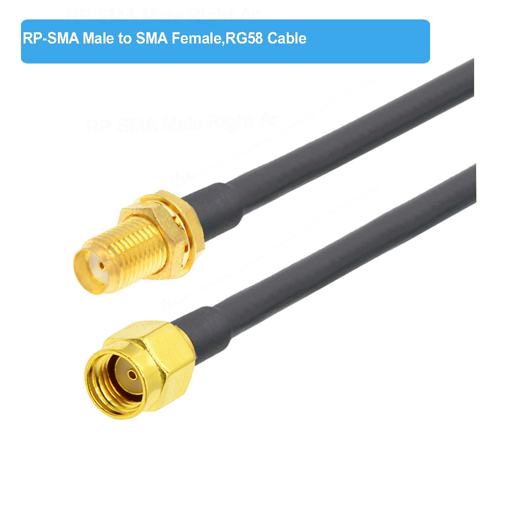 BEVOTOP SMA Male Plug to SMA Female Jack RG58 Cable 50ohm RF Coaxial Pigtail SMA WiFi Antenna Extension Cord Connector Adapter