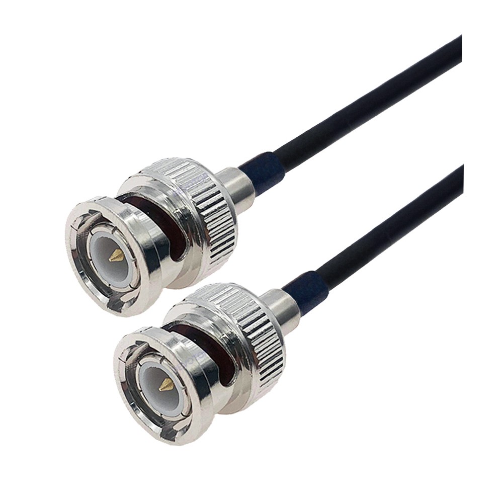 RG174 BNC Male Plug to BNC Male Plug Connector Cable RG-174 50 Ohm Pigtail RF Coaxial Extension Jumper Cord for CCTV Camera