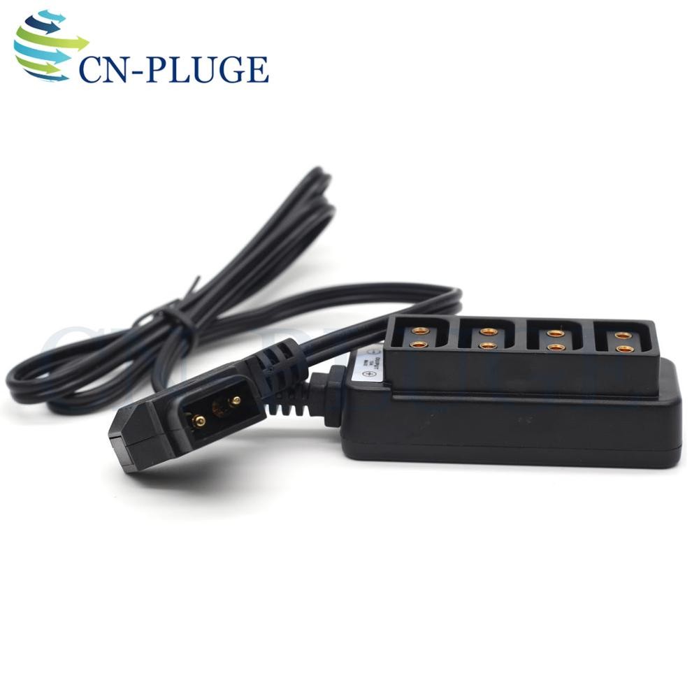 D-Tap Splitter Male to 4 Ports P-Tap, Camera Power Supply, 4-Way Splitter