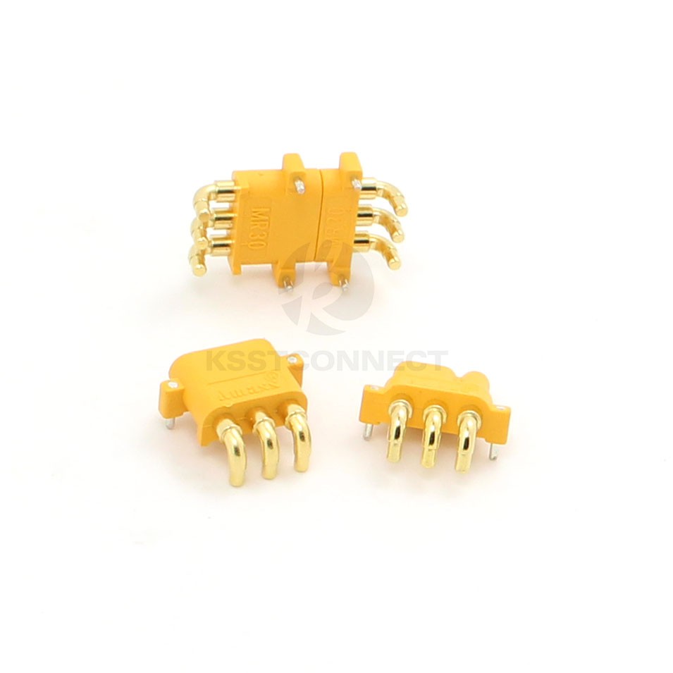 MR30PW Male-Female Connector, 90 Degree Right Angle, 10 Pairs