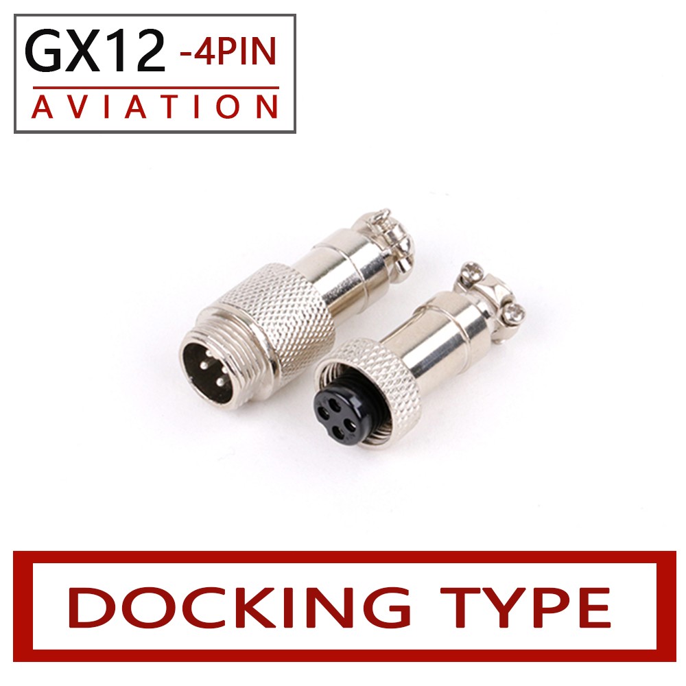 10 Sets 2/3/4/5/6/7 Pins GX12 Potting Docking Male and Female 12mm Circular Aviation Socket Plug Panel Wiring Connectors