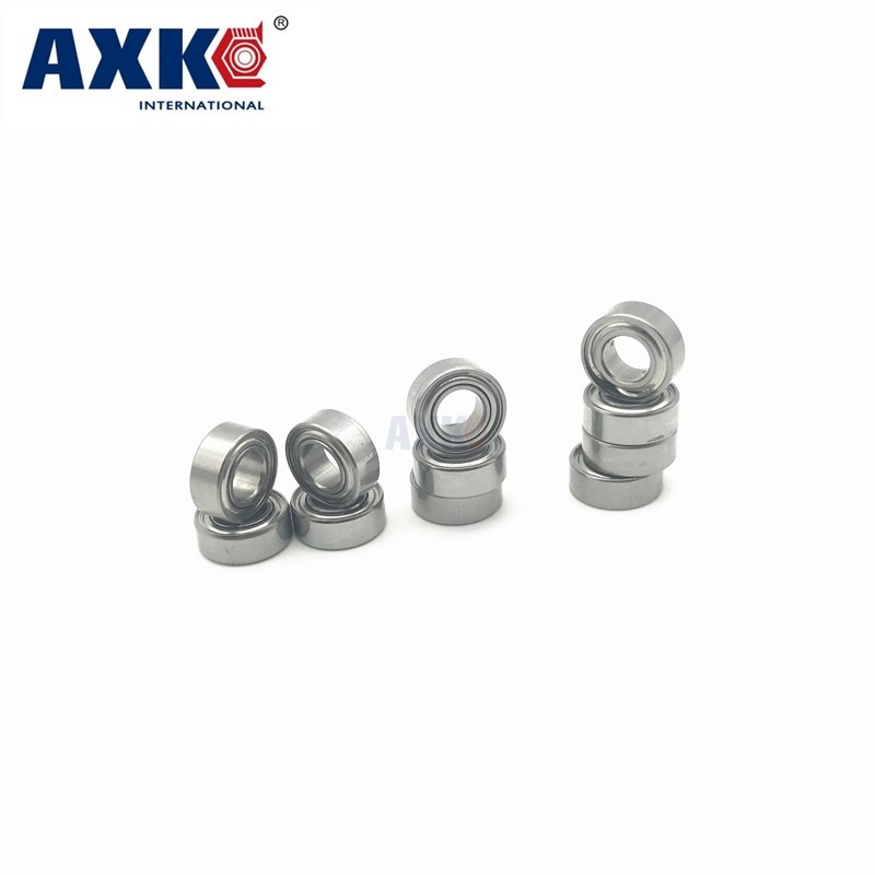 Axk Free Shipping 7x14x4mm S687 Zz W4 Abec3 7x14x4mm Stainless Steel Bearings