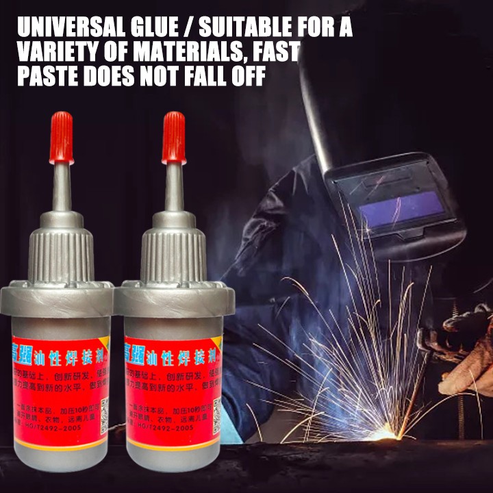 1/2/3pcs Metal Welding Flux Multipurpose Adhesive Super Glue Oily Strong Welding Flux Wood Rubber Raw Glue Welding Flux Glue