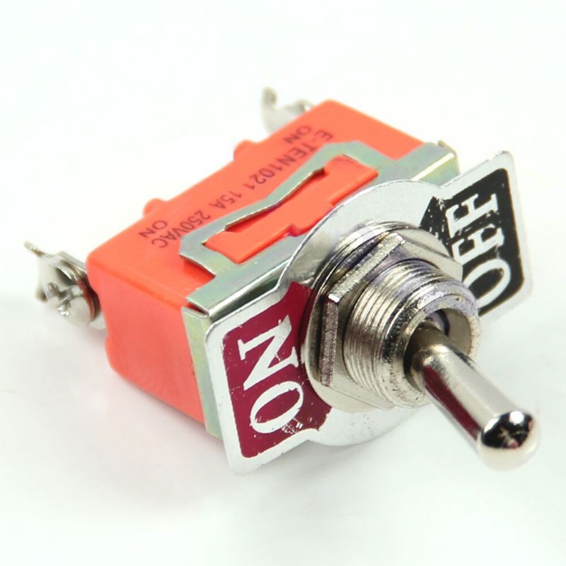 1pc Hi-Q 15A 250V High Quality SPST 2 Terminal ON OFF Toggle Switch