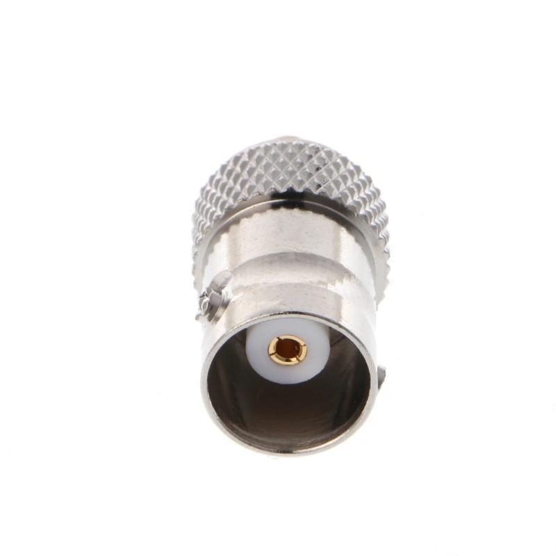 BNC Female to MCX Male Socket, Straight RF Coaxial Connector Adapter