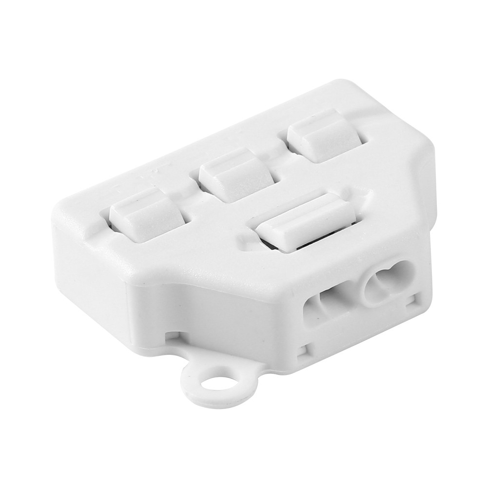 1 In 3 Out Press Snap Terminal Power Supply Port Sharing Hub Box Light Cable Connect Splitter Distributor LED Connector Splitter