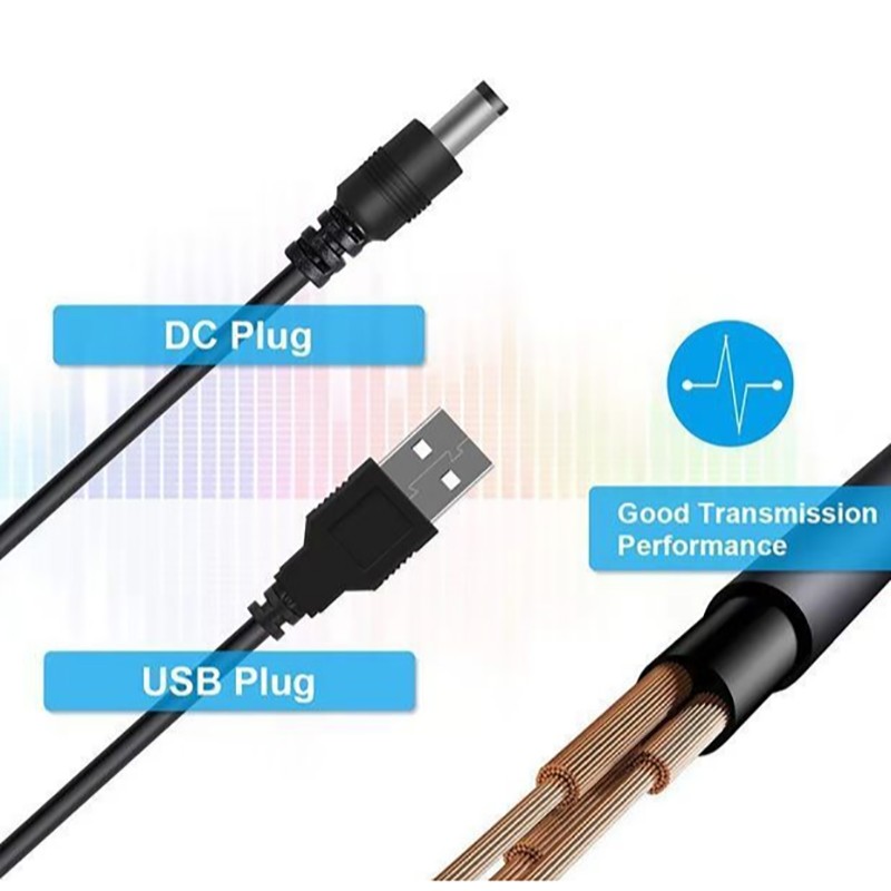 Power Cord Connector USB Port to 6.3*4.0mm 6.0*3.0mm 2.5*0.7mm 3.5*1.35mm 4.0*1.7mm 5.5*2.1mm DC Barrel Jack 5V 3.5mm