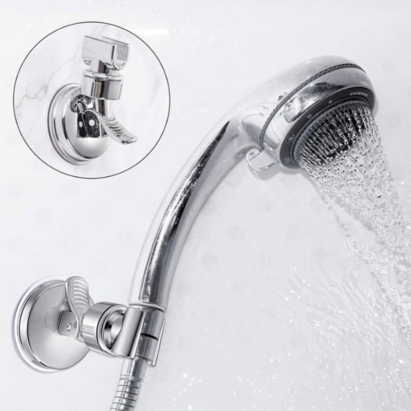 Powerful Suction Cup Shower Head Holder Base Bathroom Shower Nozzle Fixing Wall Bracket Bathroom Accessories