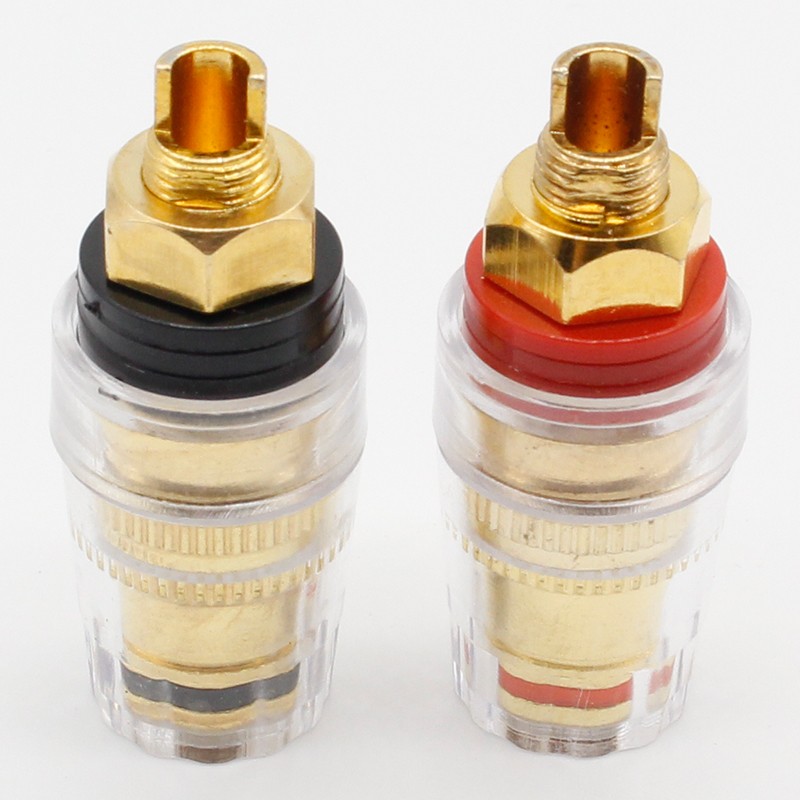 High Quality 1 Pair Speaker Cable Amplifier Terminal Binding Post RBS Connector New Connector