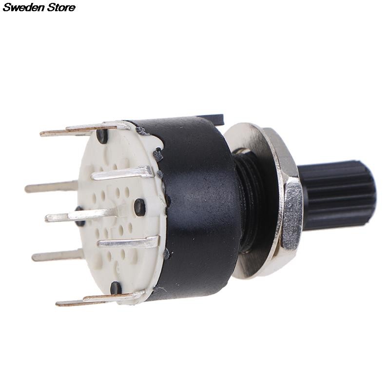 1pc SR16MM Rotary Switch 2 Pole 3 4 Position 1 Pole 5 6 8 Position Hub Band Switch