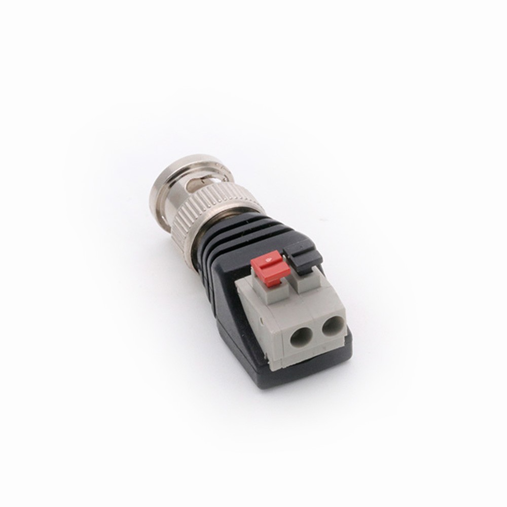 CCTV Camera Terminal BNC Male UTP Video Balun Connector Cable Adapter Plug Connected Pressure for CCTV Camera