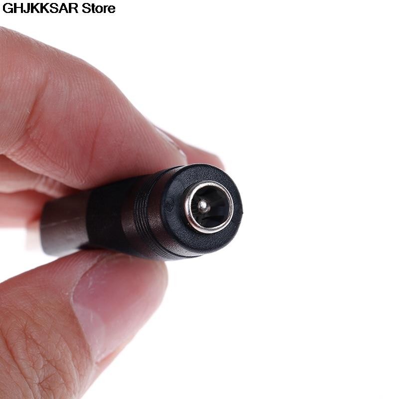 1pc Female Jack to USB 2.0 Male Plug/Female Jack 5V DC Power Plugs Connector Portable Adapter Black Color 5.5*2.1mm