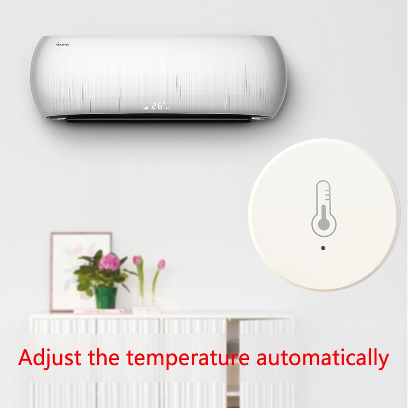 Tuya ZigBee Temperature Humidity Sensor Works with Alexa Google Smart Home Smart Life / Tuya Smart App Contro