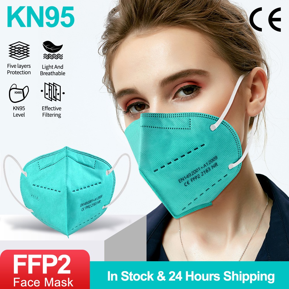 Mascarillas FPP2 KN95 Mask 5 Layers ffp2mascherine FFP2 Protector FFP2 Mask FFP3 Adult Mask FP2 homology ada mask