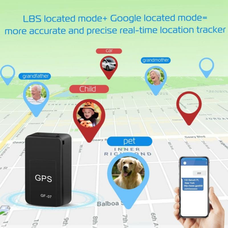 GPS Tracker Vehicle Tracker GF07 Mini Truck Locator Anti-lost Recording Tracker Magnetic Voice Control