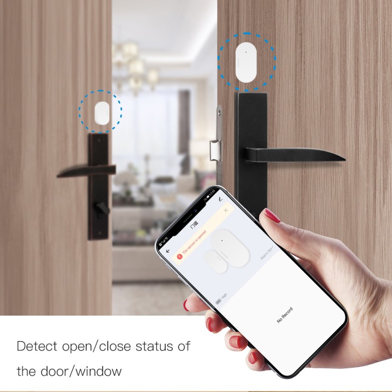 Ewelink Smart Home Zigbee Door Sensor Window Open Detector Home Security Alarm Home Security Alarm