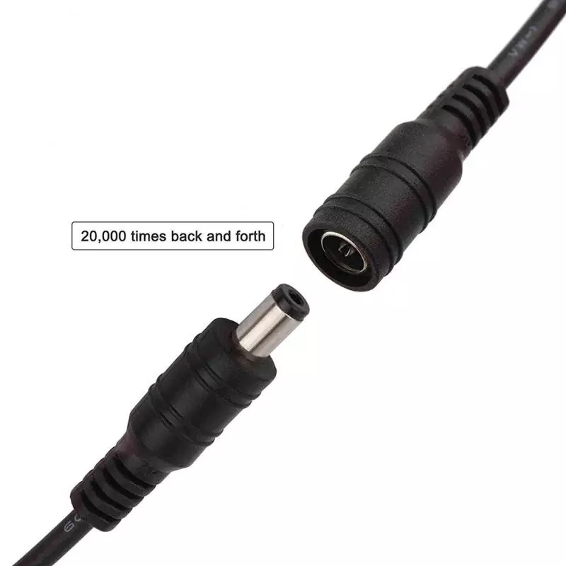 NEWCE DC 12V CCTV Camera Extension Cable 3/5/10/15/20/30m 5.5mmx2.1mm Power Extension Cord Cables for Wifi/AHD/IP Security