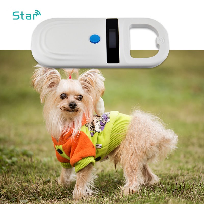 2022 Pet Scanner ISO11784/5 FDX-B Pet ID Reader USB Transponder Chip Device RFID Handsfree Chip Scanner for Dogs Cats Horse